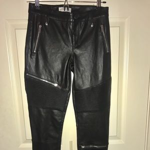 Zara Fuax leather pants